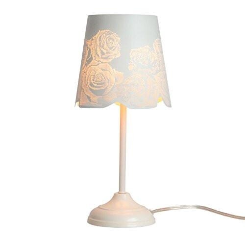 antique white table lamp