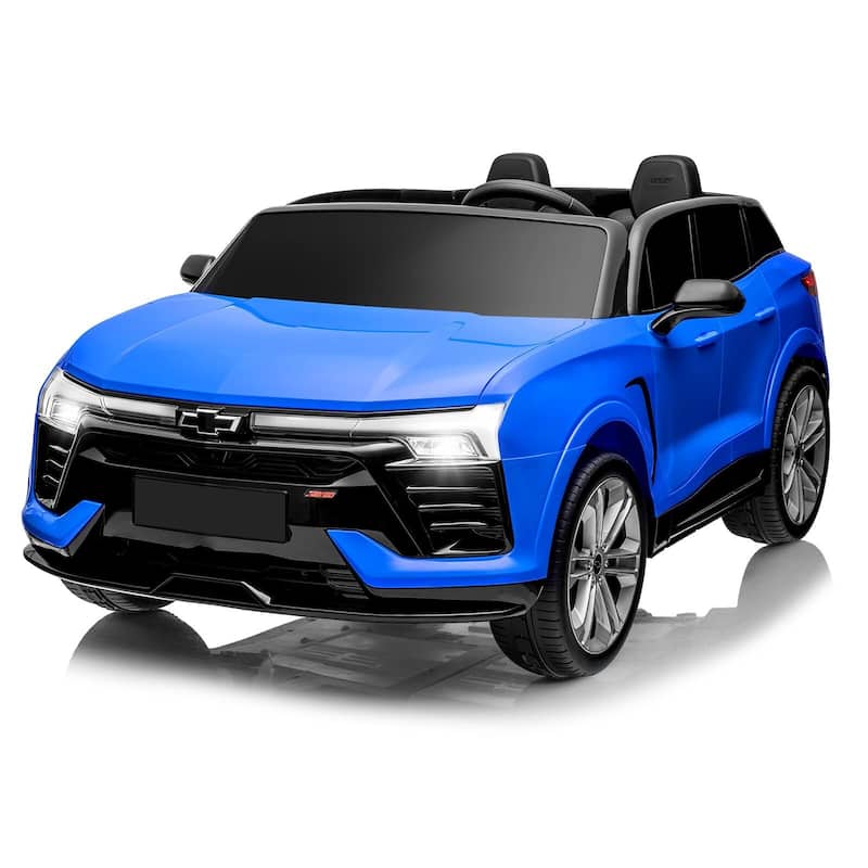 Baby Car 24V 2-Seater SUV Licensed Chevrolet Blazer Ride On Toy w/Parent Remote - Blue