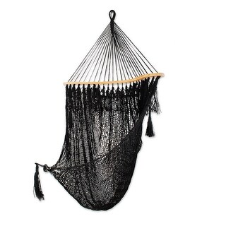 Nylon rope hammock swing, 'Nocturnal Dream' - Bed Bath & Beyond - 32805458