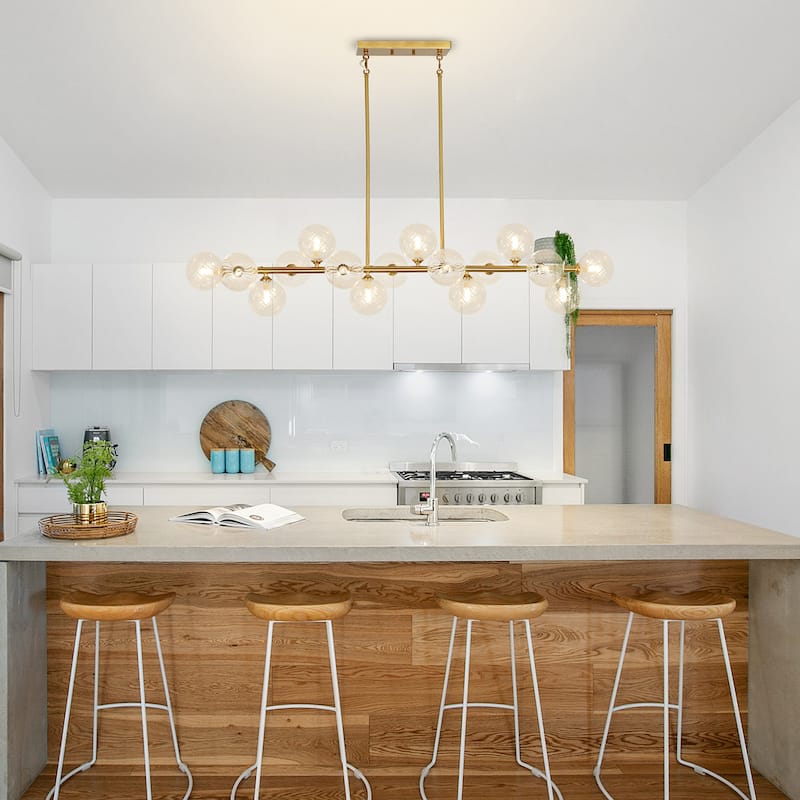 Sputnik Chandeliers Globe Chandelier Kitchen Island Lighting Chandeliers For Dining Room - 16-Light