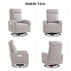 preview thumbnail 76 of 84, HOMYKA Swivel Glider Rocker Accent Chair for Nursery with Side Pocket