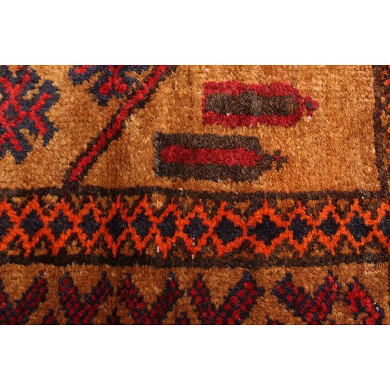 ECARPETGALLERY Hand-knotted Teimani Brown Wool Rug - 2'10 x 5'4