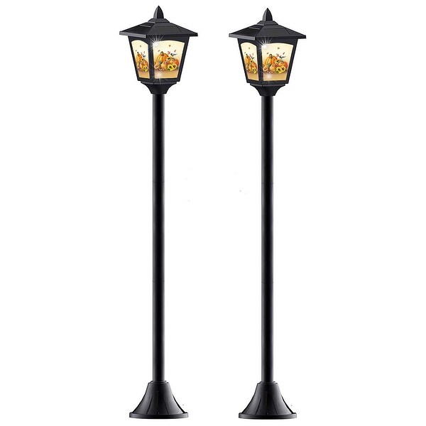 Mini solar post lights on sale