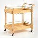 preview thumbnail 3 of 7, Simple Living Butler Rolling Bar Cart