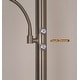preview thumbnail 3 of 3, Saturn II 71" Torchiere Lamp w/ Touch Dimmer Reading Light, Brushed Steel - 71