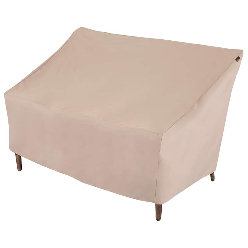 Modern Leisure® Chalet Patio Loveseat Cover, 2-Pack, 57.5"L x 38"W x 38"H, Beige
