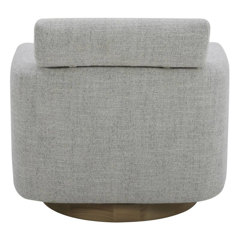 Spruce & Spring Ray Modern Swivel Accent Barrel Chairs