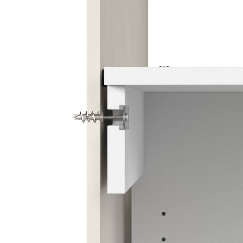 Carina Closet 24W Organizer with Shoe Shelves, Rods, Cubbies by Bestar