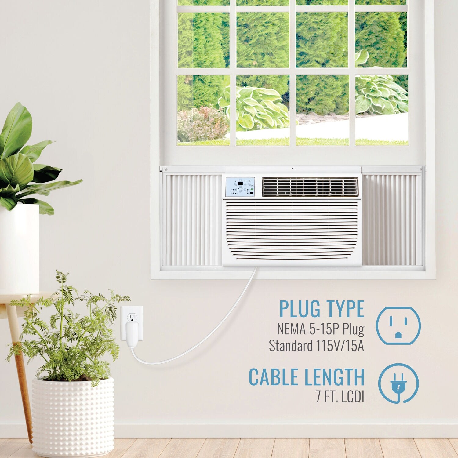 Keystone 8,000 BTU 115V Window/Wall Air Conditioner with 3,500 BTU  Supplemental Heat Capability - On Sale - Bed Bath u0026 Beyond - 27759168