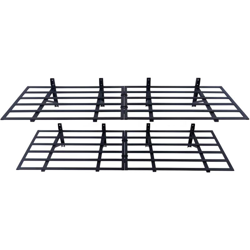 2 Pack 6x2 ft, Floating Garage Shelves Heavy Duty Wall Mount Rack
