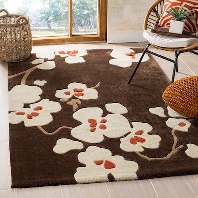 SAFAVIEH Handmade Modern Art Neguta Modern Polyester Rug