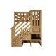 preview thumbnail 18 of 42, Max and Lily Twin over Twin Low Bunk Bed with Staircase