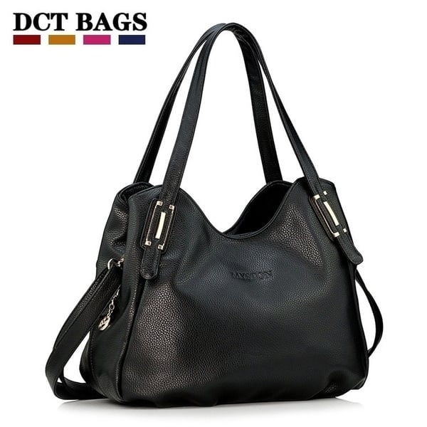 Shop Handbags Wholesale Soft Leather Black Bags Desigual Women