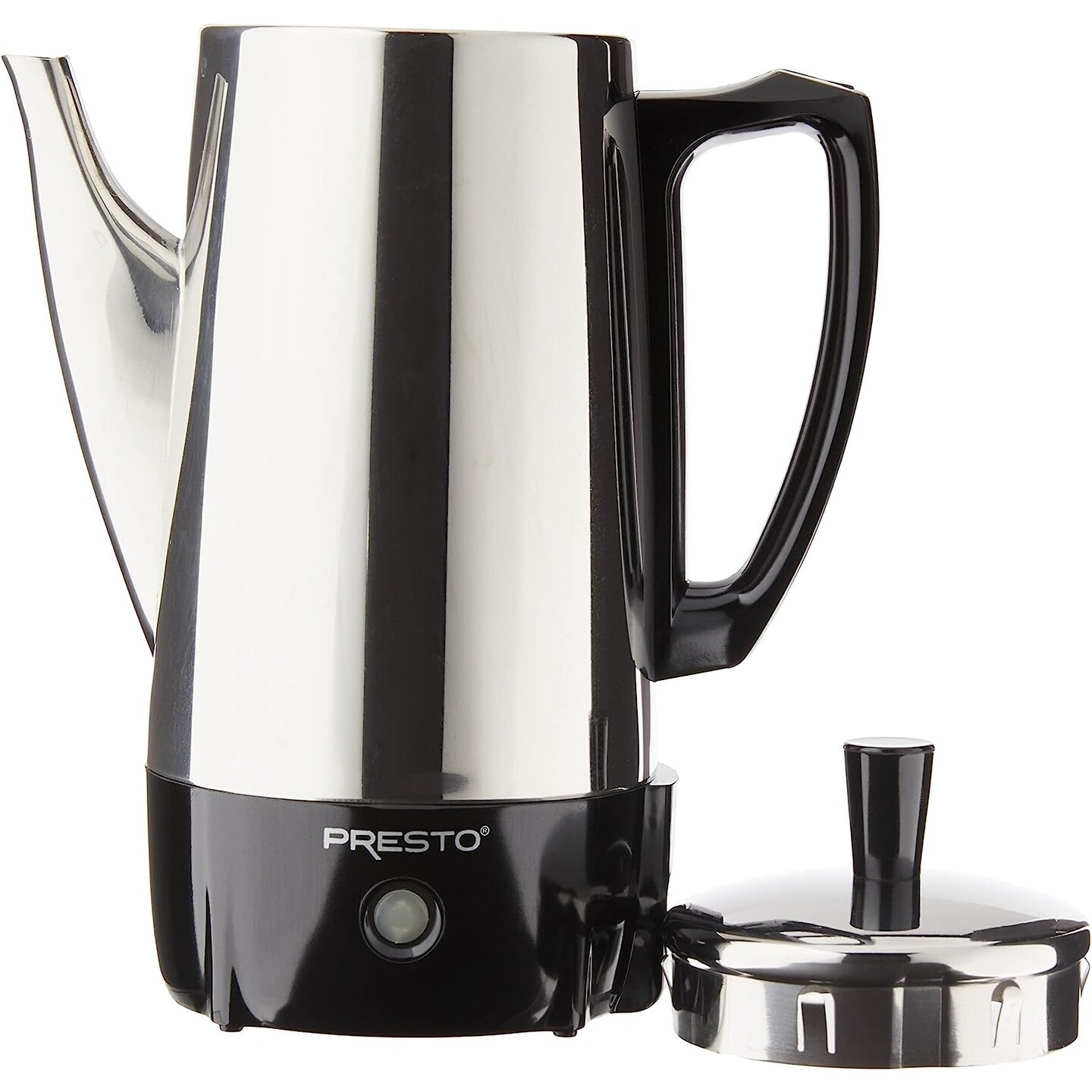 Medelco One All 8-Cup Capacity Stovetop Glass Percolator