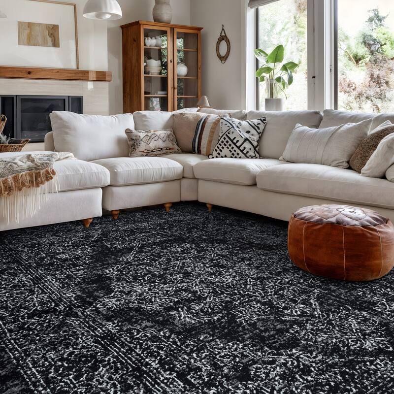 Contemporary Minimalistic Stripe LInes Area Rug