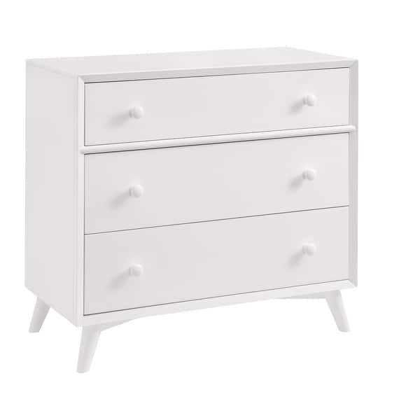 slide 2 of 4, Dawson 3 Drawer Dresser White White