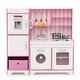 preview thumbnail 11 of 10, Costway Kids Kitchen Playset Wooden Toy with Adjustable LED Lights & - See Details