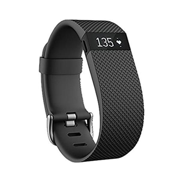 Fitbit Charge HR Wireless Heart Rate + Activity Wristband Small - Black - 6.9 x 3 x 3