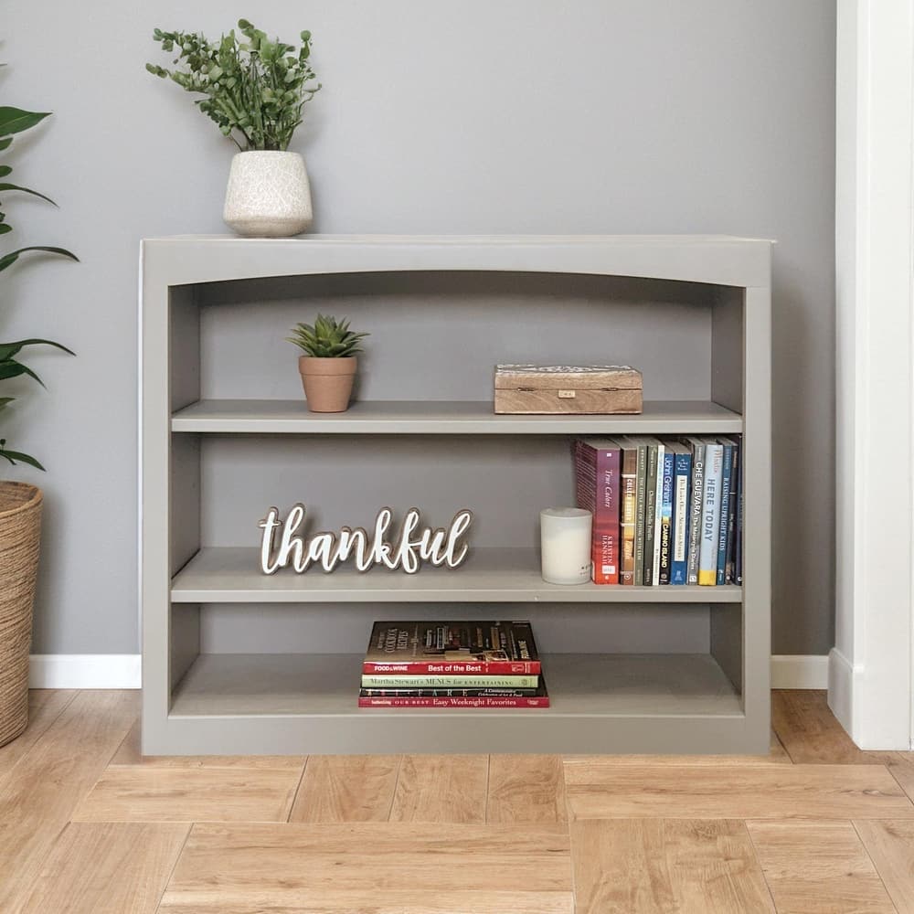 Arch+Haven Solid Wood Bookcase 36 x 30