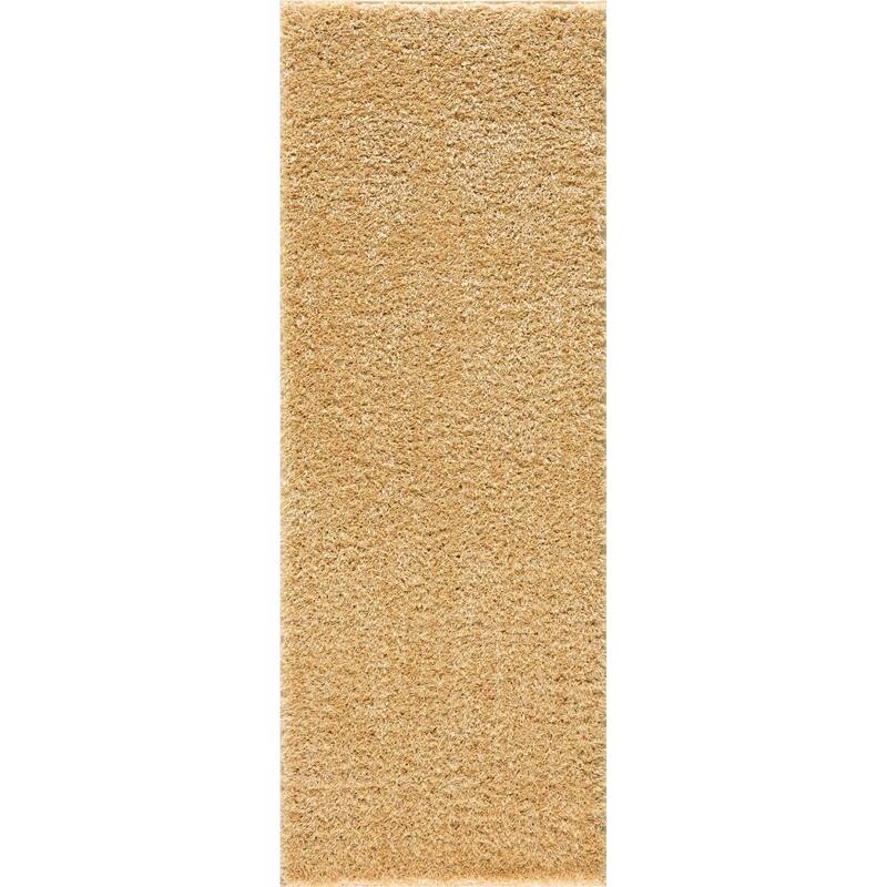 Faina Machine Washable Fluffy Carpet Solid Shag Plain Area Rug