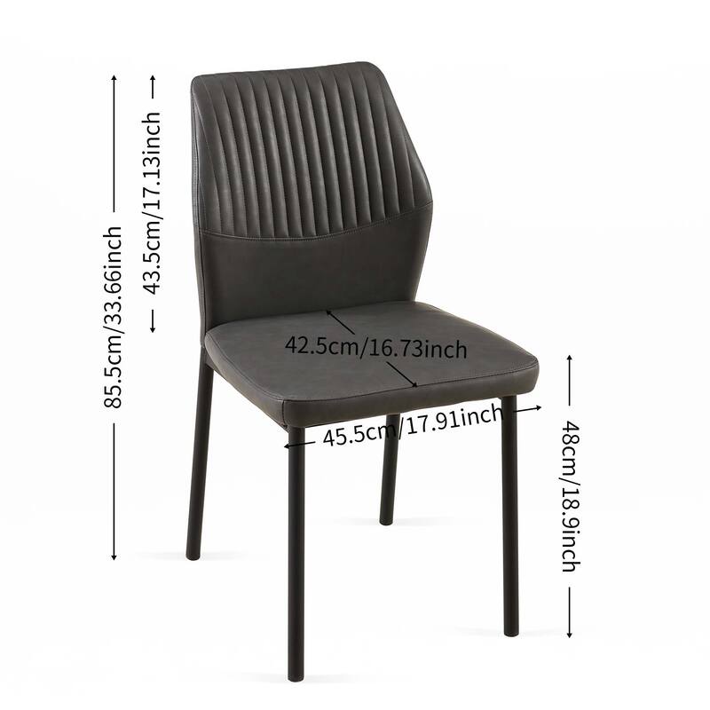 PU Leather Dining Chairs Set of 4