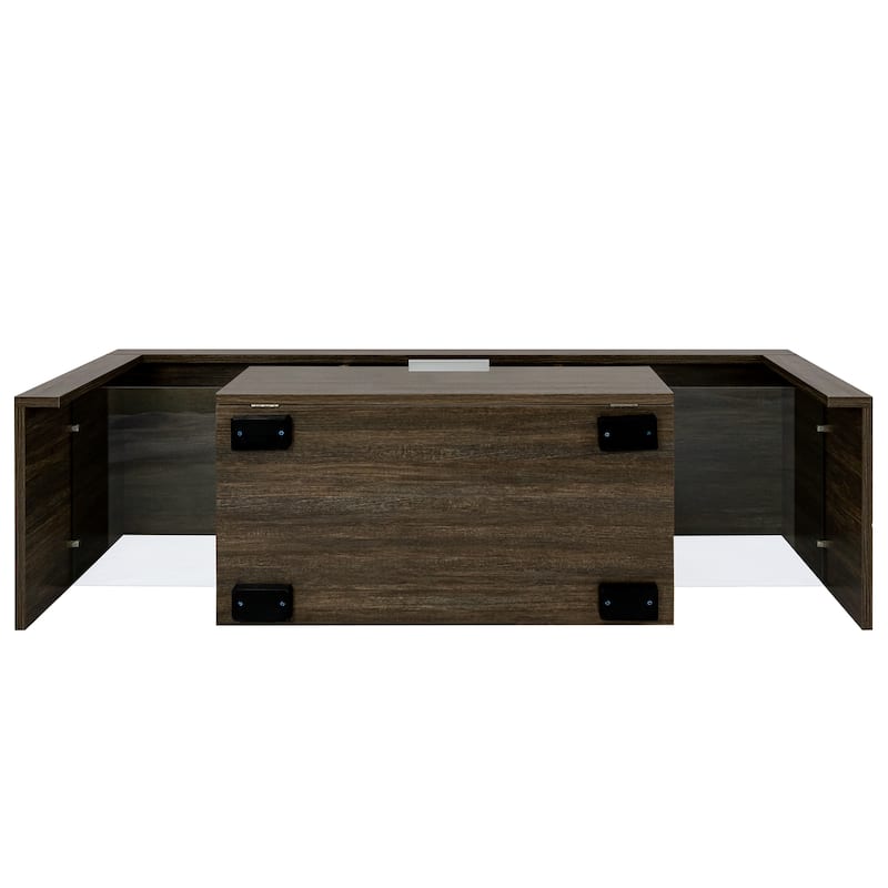 51.18" TV Stand with The Toughened Glass Shelf and LED Color Changing Lights for TVs Up to 55"