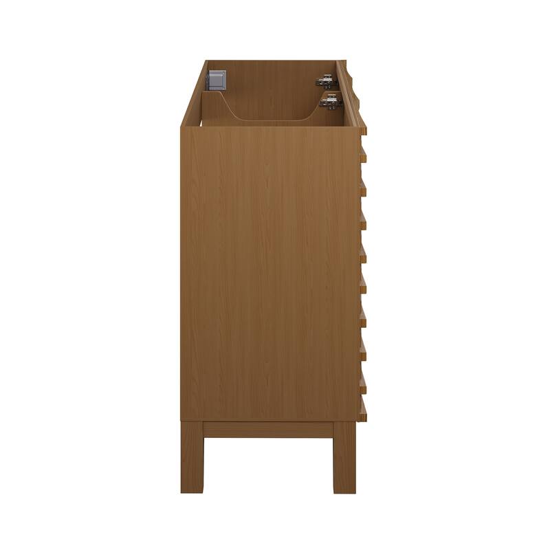Cascade 36'' Bathroom Vanity In Brown Oak - Cabinet