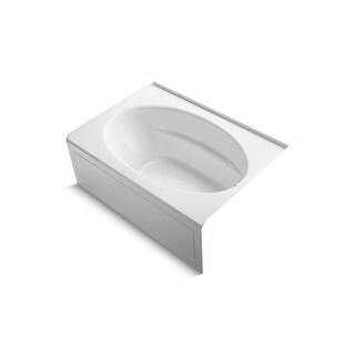 Kohler Windward  60" X 42" Alcove Bath With Integral Apron And Right-Hand Drain White 