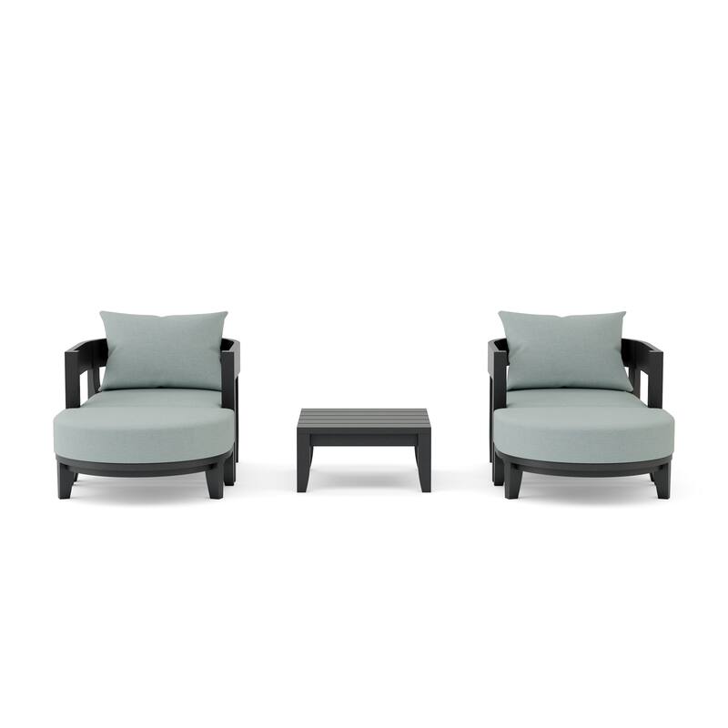 SET-172 5-pc Coronado Aluminum Deep Seating Set