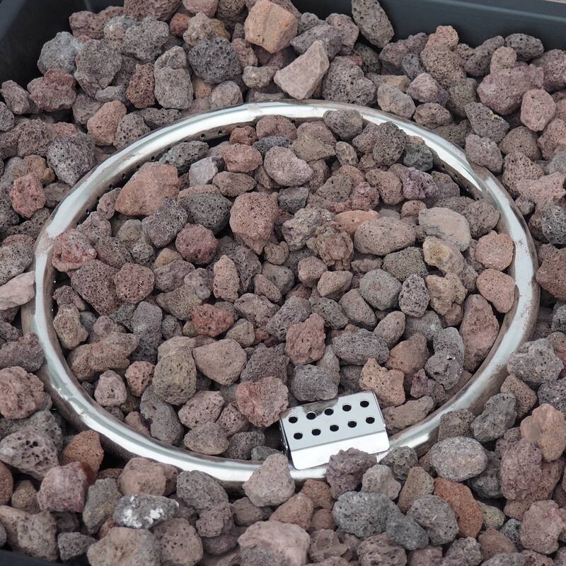Wellington Outdoor 50,000 BTU Square Fire Pit (No Tank Holder) by Christopher Knight Home