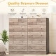 preview thumbnail 35 of 62, 6-Drawer Large Dresser For Bedroom And Chest Of Drawers With Sturdy Construction Wood Storage Organizer For Closet