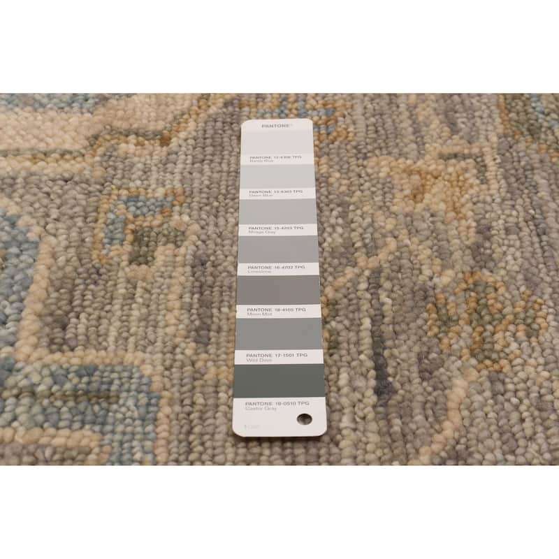 ECARPETGALLERY Hand-knotted Jules Serapi Grey Wool Rug - 9'1 x 12'0