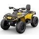 preview thumbnail 2 of 19, 24V Licensed Can-Am Electric ATV Car for Kids, 4 Wheeler Electric Toy Car Yellow