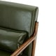 preview thumbnail 74 of 107, Glitzhome Set of 2 30.75"H Mid-Century Modern PU Leather Accent Armchairs with Rubberwood Frame - 25.75"L x 33.75"W x 30.75"H