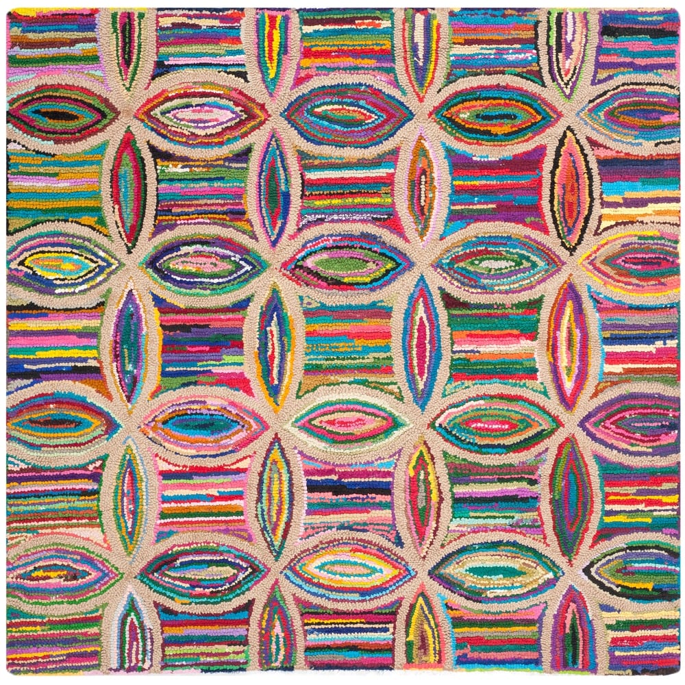 SAFAVIEH Handmade Nantucket Mahaut Contemporary Cotton Rug