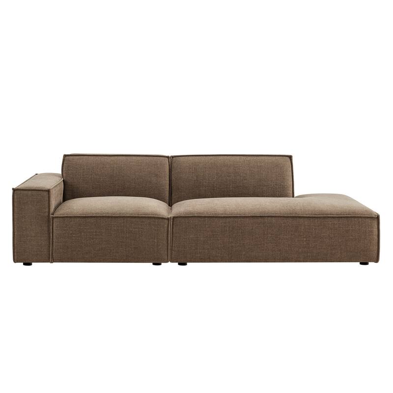Restore 2-Piece Performance Fabric Upholstered Modular Loveseat