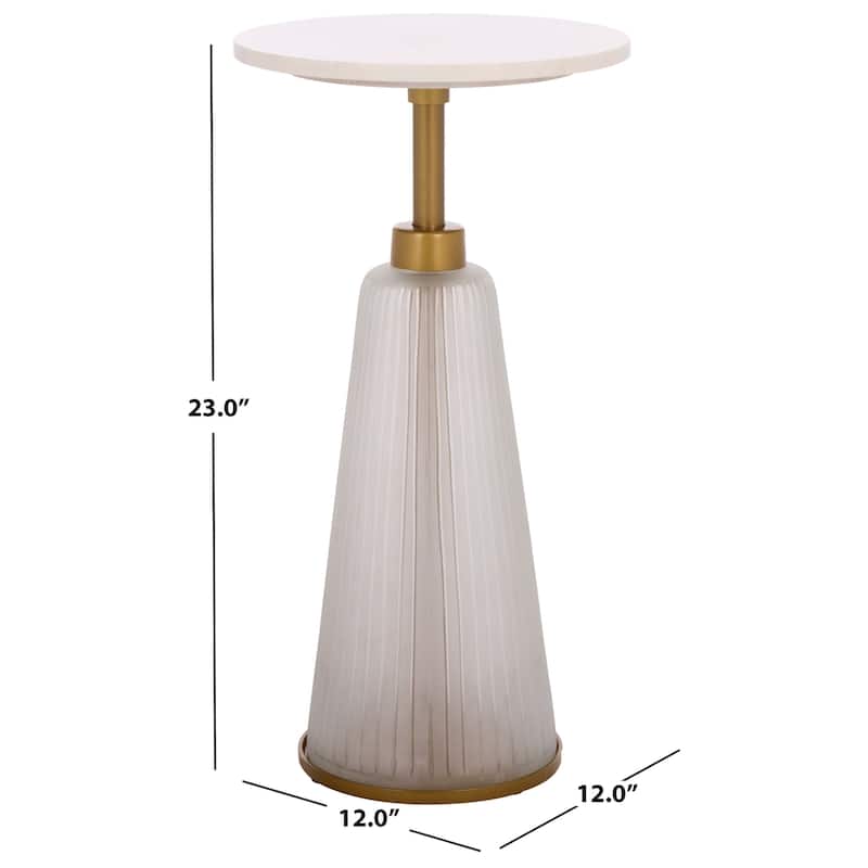 SAFAVIEH Home Paulon Side Table - 12"W x 12"D x 23"H