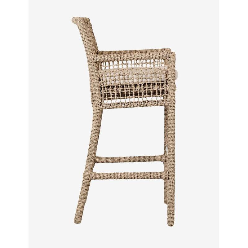 Classic Home Brisbane Woven Outdoor Bar and Counter Stools