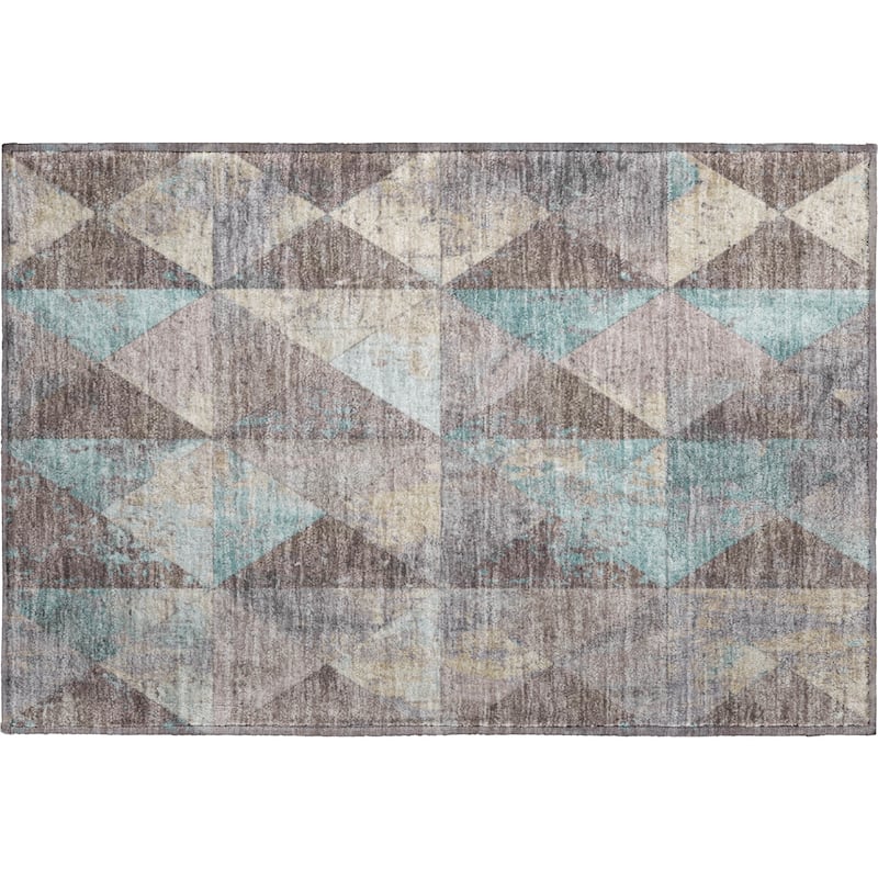 Premium Washable Super Soft Diamond Mosaic Mayfield Rug