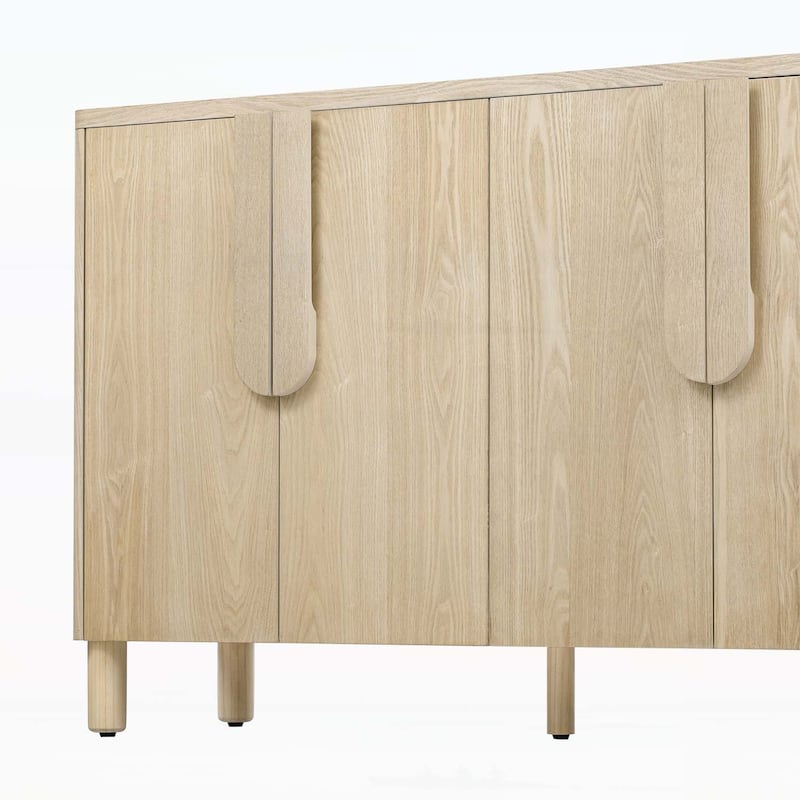 4-Door Buffet Cabinet with Storage