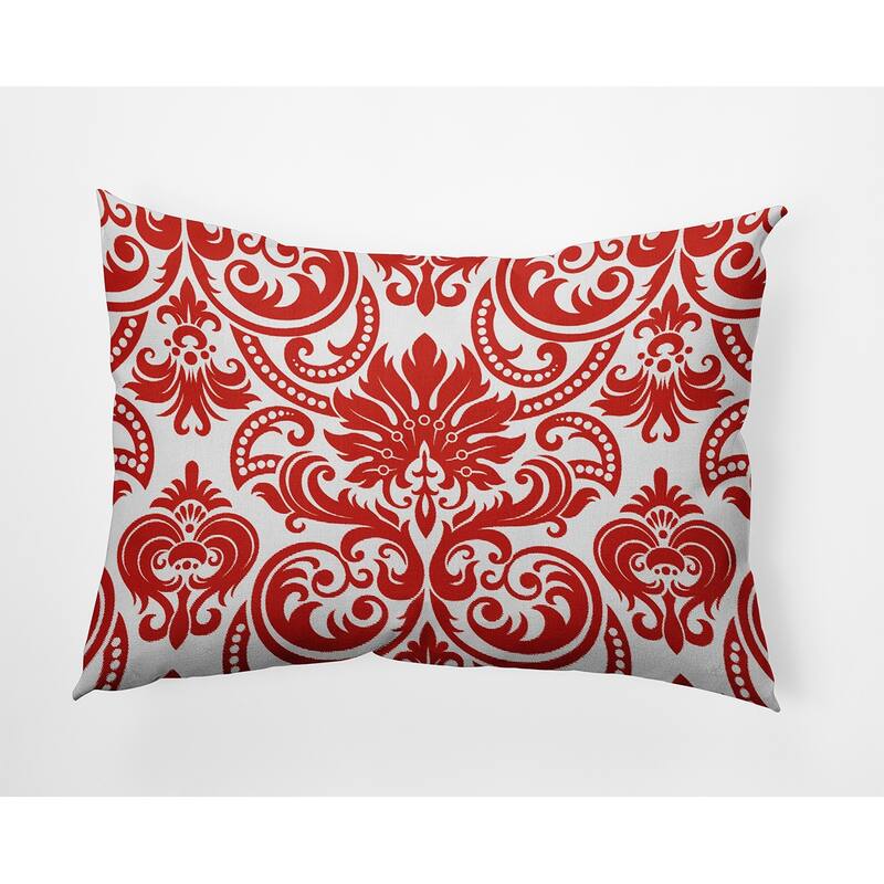 Alexys Polyester Indoor Pillow - Red - 14" x 20"