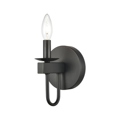 Williamson 1-Light Vanity Light in Black