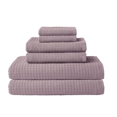 Uchino Waffle Twist 6-Piece Towel Bundle