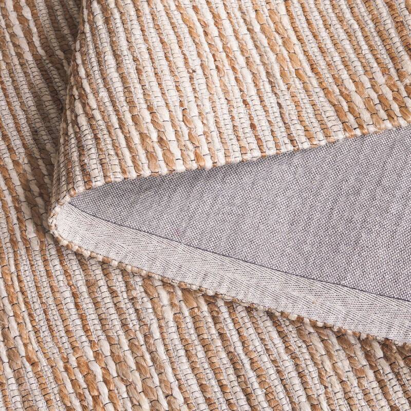 SAFAVIEH Flatweave Natural Otelinda Fiber Farmhouse Hemp Rug