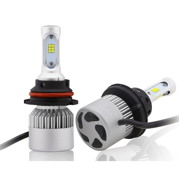 9007 (HB5) 360° LED Headlight Conversion Kit,72W,6500K,Dual Ball Bearing Fan