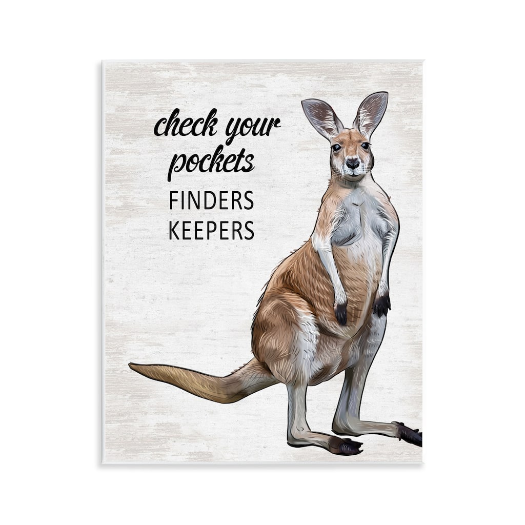 Stupell Check Pockets Laundry Rule Wall Plaque Art Design By Lettered and Lined