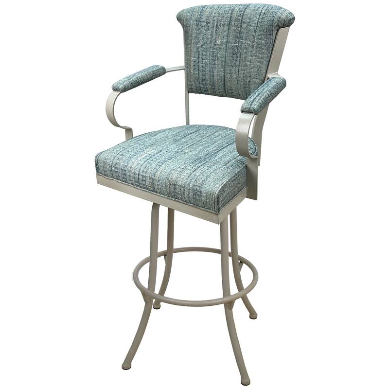 Miami Extra Tall 34" Spectator Metal Bar Stool on Noam Base - 34" Seat Height