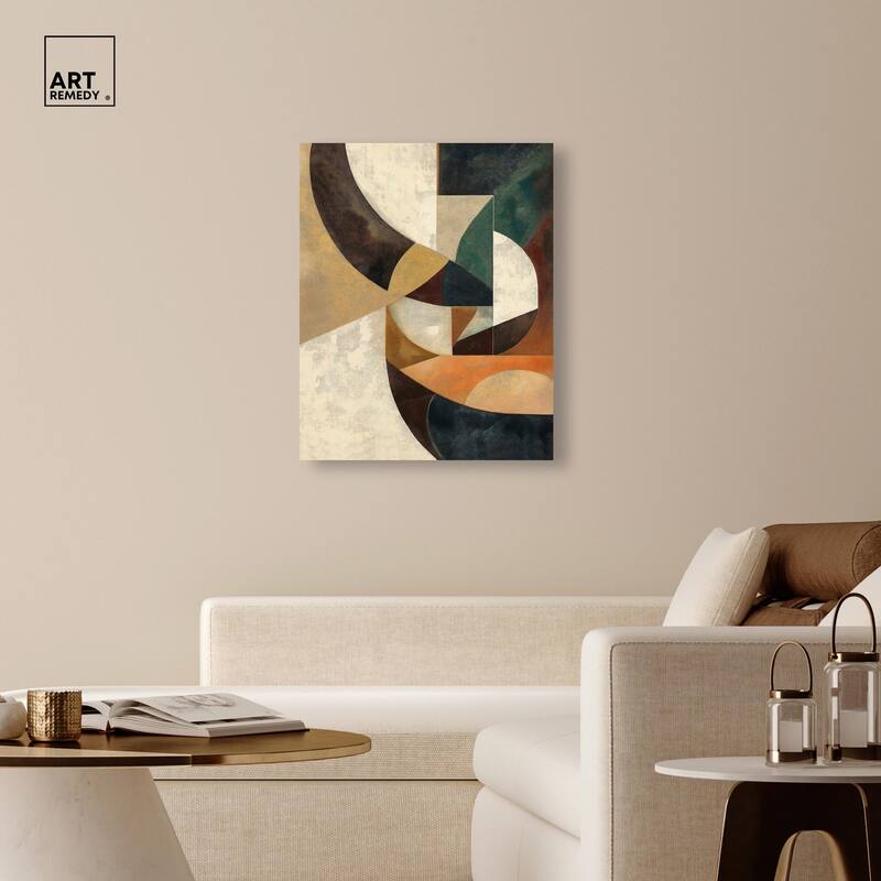 Intersecting Planes Canvas by Art Remedy, Gallery Wrapped