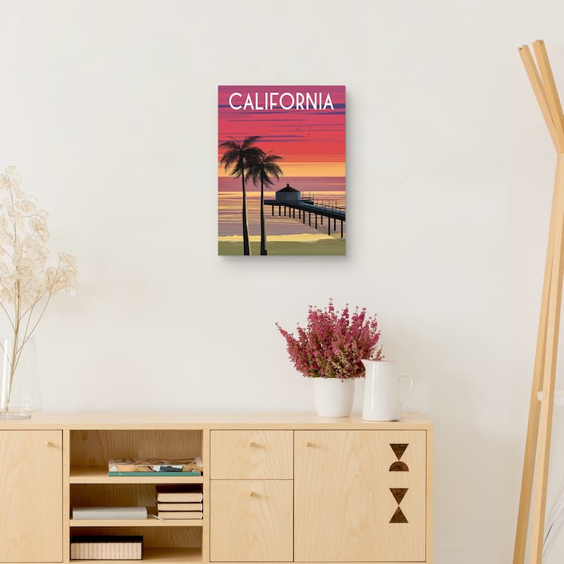 California Canvas Art Print