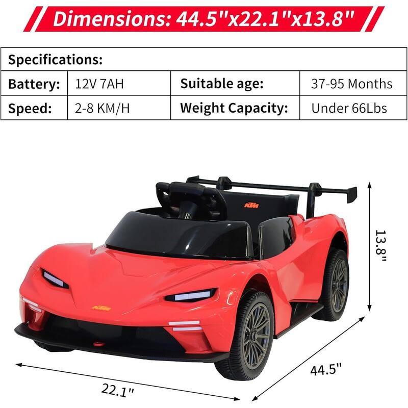 12V Ride On Car for Kids
